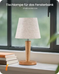 Lampă de masă GOEBLESON ZME13TLDP205 pentru iluminat decorativ în living, dormitor sau pe noptieră 7