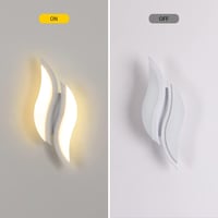Goeco LED fali lámpa 12W spirál design meleg fehér 3000K hálóhoz 5