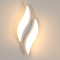 Goeco LED zidna svjetiljka spiralnog dizajna, 12 W, 3000 K topla bijela 2