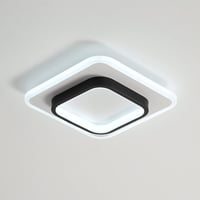Plafonieră LED Goeco 20W reglabilă, 3 temperaturi de culoare - pătrată, 24 cm 1