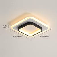 Plafonieră LED Goeco 20W reglabilă, 3 temperaturi de culoare - pătrată, 24 cm 6