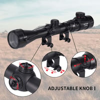 Goetland 3-9x40 EC Puska Távcső Piros-Zöld Szálkereszt Vadászat Airsoft 2