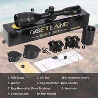 Goetland 3-9x50 Puska Távcső Mil Dot Retikel Taktikai Vadászat Airsoft 5