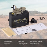 Goetland Airsoft Piros Pont Céltávcső 4 Taktikai Szálkereszt Puska Számára 5