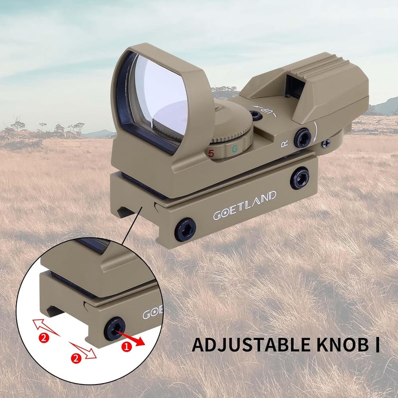 Goetland Airsoft Piros Pont Céltávcső 4 Taktikai Szálkereszt Puska Számára