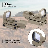 Goetland Airsoft Piros Pont Céltávcső 4 Taktikai Szálkereszt Puska Számára 3