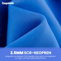Gogokids detský neoprénový shorty neoprén 2,5 mm pre chlapcov a dievčatá 5