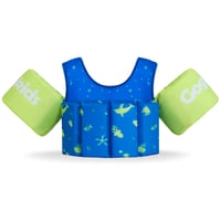 Vestă de salvare pentru copii Gogokids, neinflaabilă, cu aripioare și chingi reglabile, pentru 2-6 ani (15-30 kg), fete, vestă de înot portabilă și reglabilă 1