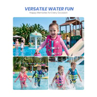 Detská plávacia vesta Gogokids Float Jacket – Neoprénová plavecká pomôcka pre malé deti, 2–9 rokov, 15–35 kg, na výučbu plávania 4