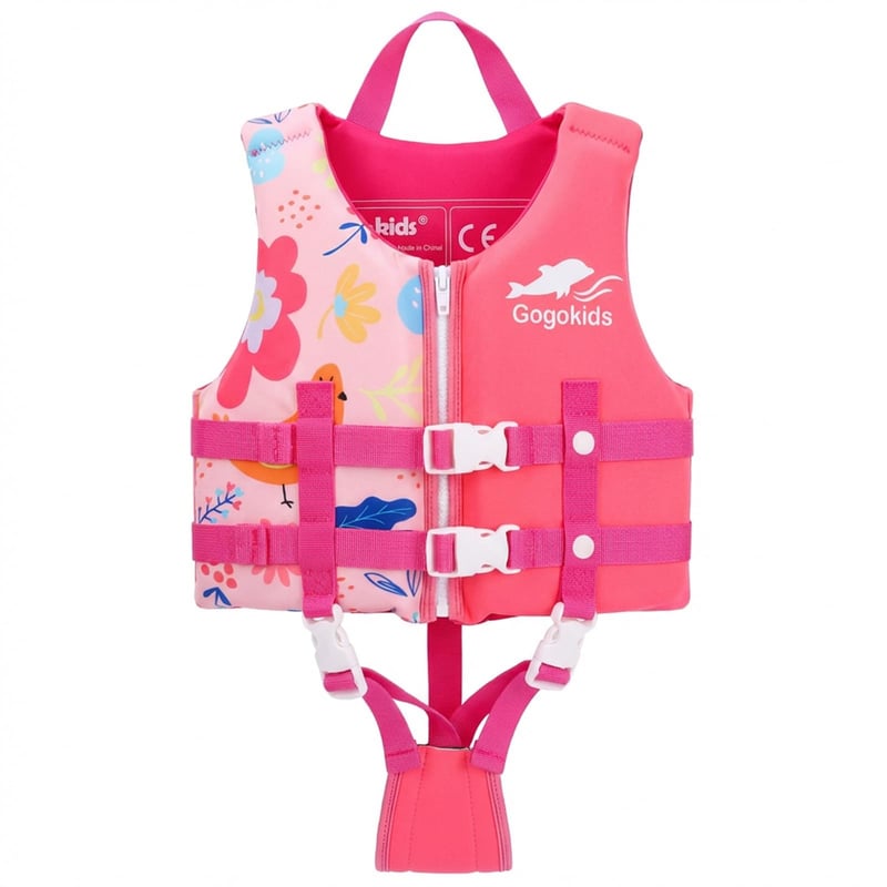 Detská plávacia vesta Gogokids Float Jacket – Neoprénová plavecká pomôcka pre malé deti, 2–9 rokov, 15–35 kg, na výučbu plávania