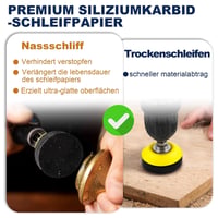 GOH DODD 186 darabos csiszolókorong szett 50mm, 60-10000 szemcseméret, száraz-nedves csiszoláshoz 5