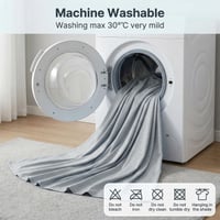 Chladiaca deka GOHHME Arc-Chill 3.0 – 150x200 cm – Obojstranná letná prikrývka proti nočnému poteniu, priedušná, Q-Max 0,45, sivo-pruhovaná 8