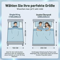 GOHHME Chladiaca deka 2 v 1 obojstranná letná prikrývka 200x220 cm chladivý prehoz pre dospelých 2