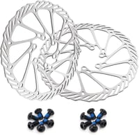 GoHZQ Rozsdamentes Acél Féktárcsa Szett 180 mm - 2 db Kerékpár Tárcsa 12 Csavarral MTB Országúti BMX Biciklikhez 1