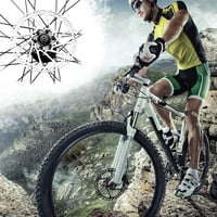 GoHZQ Rozsdamentes Acél Féktárcsa Szett 180 mm - 2 db Kerékpár Tárcsa 12 Csavarral MTB Országúti BMX Biciklikhez 6