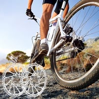 GoHZQ Rozsdamentes Acél Féktárcsa Szett 180 mm - 2 db Kerékpár Tárcsa 12 Csavarral MTB Országúti BMX Biciklikhez 7