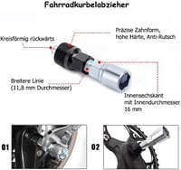 GOIEHIR 9 részes kerékpár lánc szerszám szett, sprocket eltávolító, kazetta húzó 7