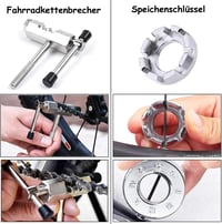 GOIEHIR 9 részes kerékpár lánc szerszám szett, sprocket eltávolító, kazetta húzó 5