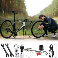 GOIEHIR 9 részes kerékpár lánc szerszám szett, sprocket eltávolító, kazetta húzó 2