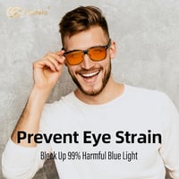 Goiteia 380-500nm kék fény szűrő gaming szemüveg clip-on, felhajtható 2