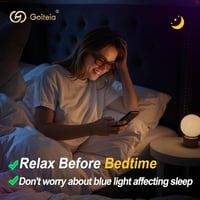 Goiteia Kékfény szűrő szemüveg sárga lencsével - Gaming és alvásjavító felülnézeti szemüveg 3