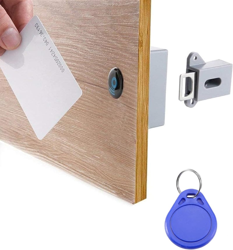 Gokelomg Intelligens RFID Szenzoros Rejtett Elektronikus Szekrényzár Fiók Ajtó Zárhoz