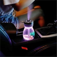 Gokelomg USB párásító LED világítással, hálószoba és iroda légmosó 8