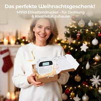 Goknu M950 Bluetooth címkenyomtató QWERTZ billentyűzettel és LCD kijelzővel 10