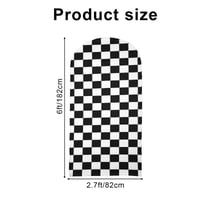 Fundal de decor pentru petrecere tematică cu mașini de curse, 182 cm, model în carouri alb-negru, pentru zi de naștere copii băieți 2