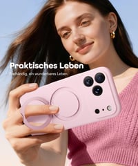 Puzdro GOLBINBOX na iPhone 17 Pro s magnetickým stojanom otočným o 360°, kompatibilné s MagSafe, s kompletnou ochranou fotoaparátu, nárazuvzdorný tekutý silikón 9