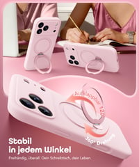 Puzdro GOLBINBOX na iPhone 17 Pro s magnetickým stojanom otočným o 360°, kompatibilné s MagSafe, s kompletnou ochranou fotoaparátu, nárazuvzdorný tekutý silikón 4