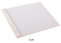 Rezerve album foto cu șurub Goldbuch 83075, 30x25 cm, 30 pagini albe cu foi interfoliate din pergamin 2