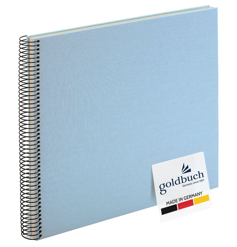 špirálový album Goldbuch Bella Vista 25 829 35x30 cm nebesky modrý, 40 bielych strán