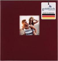 Goldbuch Fotóalbum Ablakos Borítóval Bordó 30x31 cm - Bordeaux, White pages 1