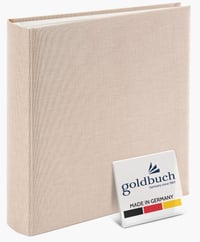 Goldbuch Summertime Trend 2 fotoalbum sa 100 bijelih stranica, pergamin listovima, platnenim uvezom, za 600 fotografija, bež, 30x31 cm 1