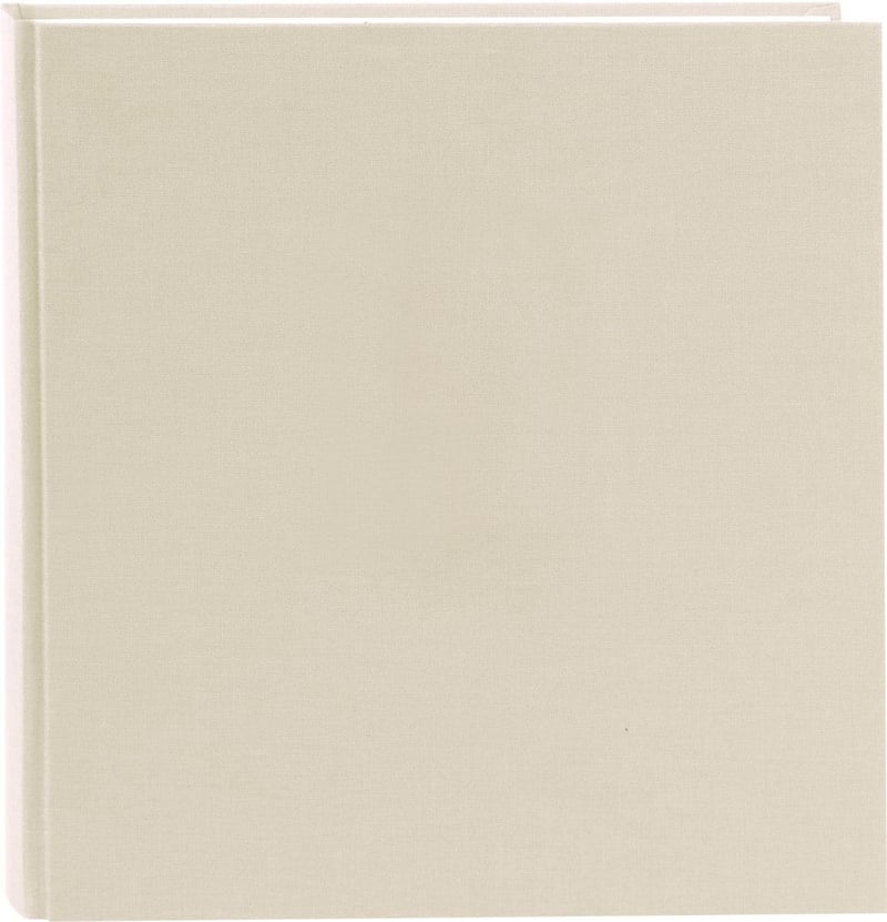 Album foto Goldbuch Summertime Trend 2, cod 27605 – 60 pagini albe, cu separatoare pergamin, copertă din pânză, bej, 30 x 31 cm