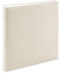 Album foto Goldbuch Summertime Trend 2, cod 27605 – 60 pagini albe, cu separatoare pergamin, copertă din pânză, bej, 30 x 31 cm 2
