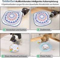GoldenSun 4az1-ben macskajáték szett, interaktív játékok, halászbot, vakond-ütős játék 2