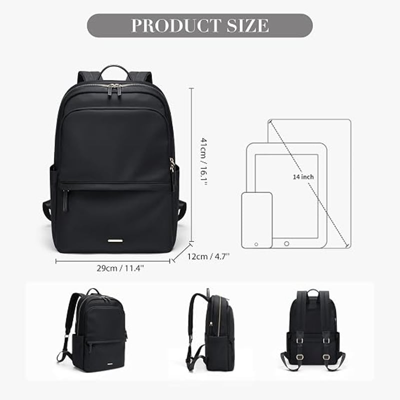 GOLF SUPAGS Laptop Hátizsák Női Slim Munka Utazás Notebook 15,6 Colos