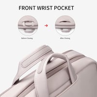 GOLF SUPAGS Laptop Hátizsák 15.6 Hüvelykes Notebook Táska Lopásbiztos Iskolai Hátizsák Férfi Női Utazási Táska Rózsaszín Szürke 3