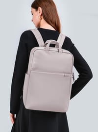 GOLF SUPAGS Laptop Hátizsák 15.6 Hüvelykes Notebook Táska Lopásbiztos Iskolai Hátizsák Férfi Női Utazási Táska Rózsaszín Szürke 8