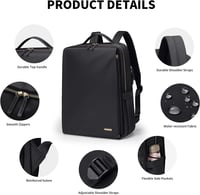 GOLF SUPAGS Női Laptop Hátizsák 15.6" Repülőgép Engedélyezett Munka Utazás 3