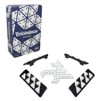 Cestovná spoločenská hra Goliath Triominos The Original Tour Edition pre 2–4 hráčov, kompaktná cestovná verzia, od 6 rokov 3