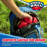 Goliath Wahu Phlat Ball Classic modrý lietajúci tanier a lopta v jednom - transformovateľný disk - 22,9 cm tanier, 15,7 cm lopta - vonkajšia hračka od 5 rokov 4