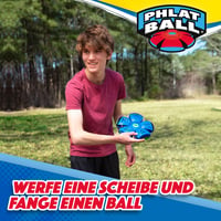Goliath Wahu Phlat Ball Classic modrý lietajúci tanier a lopta v jednom - transformovateľný disk - 22,9 cm tanier, 15,7 cm lopta - vonkajšia hračka od 5 rokov 3