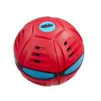 Hádzací disk a loptička Goliath Wahu Phlat Ball Classic v jednom, červená – 22,9 cm frisbee, 15,7 cm loptička – vonkajšia hračka pre deti od 5 rokov 2