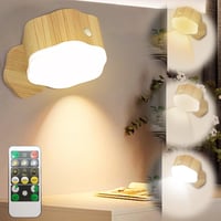 GOMETY LED Fali Lámpa Érintésvezérléses USB Töltős Forgó 3 Színmód Dimmer 1