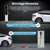 GONEO Type 2 töltőkábel 7,2 kW 32A elektromos autóhoz Mode 3 7m 4