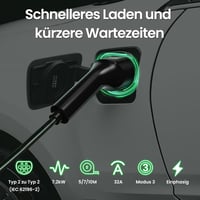 GONEO Type 2 töltőkábel 7,2 kW 32A elektromos autóhoz Mode 3 7m 8