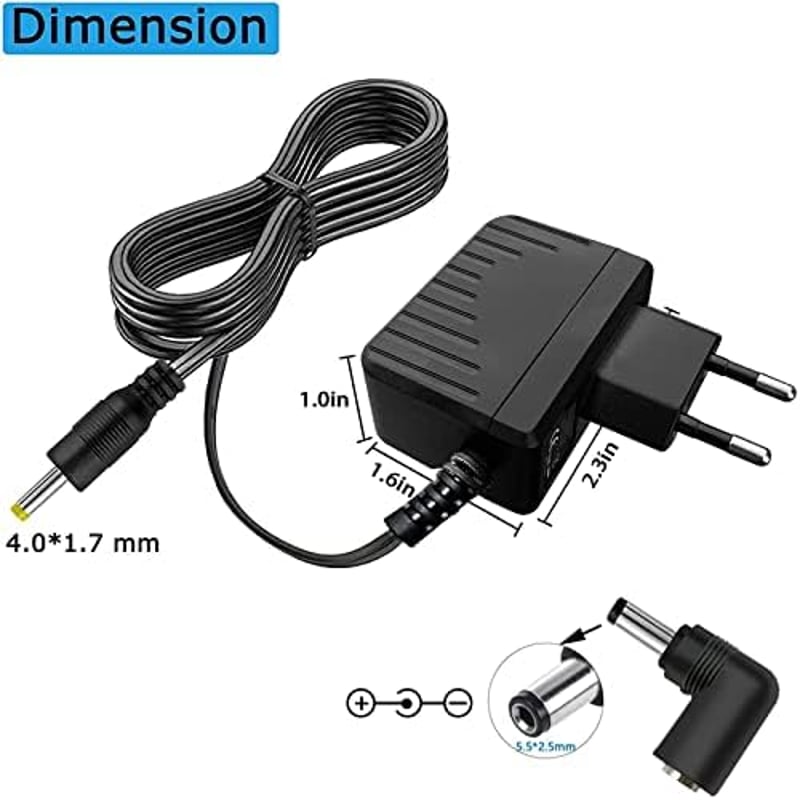 Gonine 6V 1A AC-DC adapter vérnyomásmérő, vérglukóz mérő, mérleg, billentyűzet tápellátásához